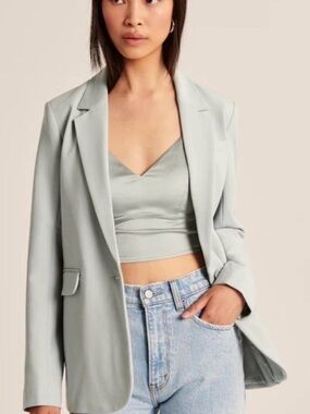 Abercrombie & Fitch Women's Single-Button Blazer